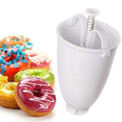 Donut Maker Spender Donut Herstellung Artefakt kreative Dessertform DIY Süßwaren Gebäck Backwerkzeuge Küchenhelfer