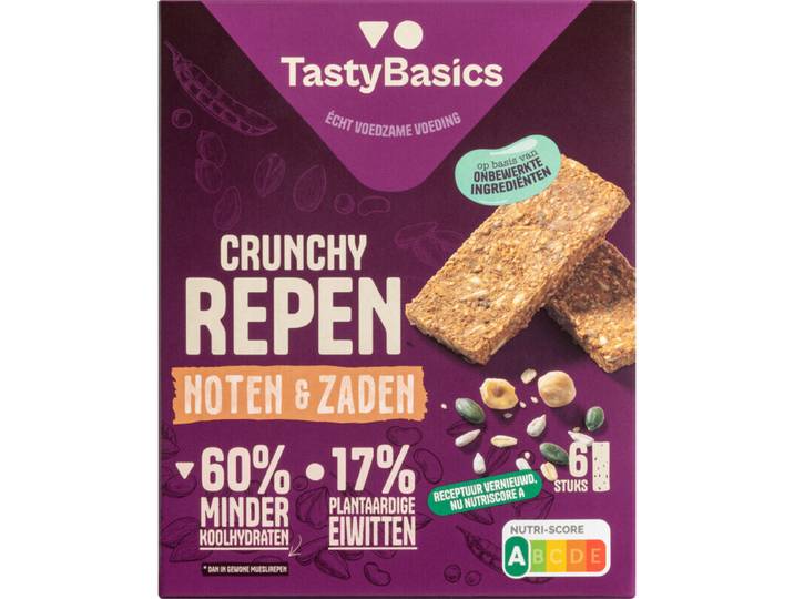 TastyBasics noten- en zadenrepen 6 stuks