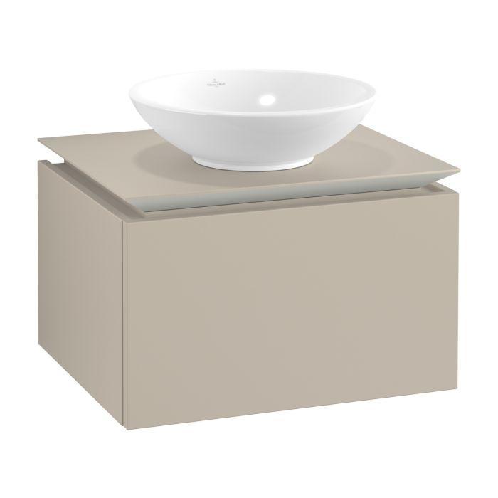 Villeroy & Boch Legato Waschtischunterschrank B56700VK 60x38x50cm, Soft Grey