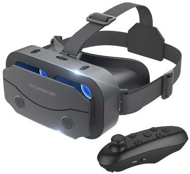 Uplift Essentials 3D VR Headset For Smartphones Virtual Reality Glasses For Gaming & Movies with Remote