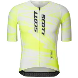 SCOTT Kurzarmtrikot RC ULTD Aero | safety yellow / white S