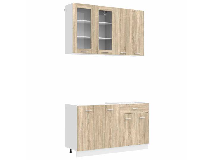 Vidaxl Kitchen Unit Lyon 4 Pcs Sonoma Oak Engineered Wood