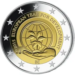 2 Euro Belgien 2014 Jahr Entwicklung