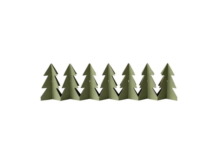 DBKD Décoration Tree in a row 60 cm Green, 7x60 cm