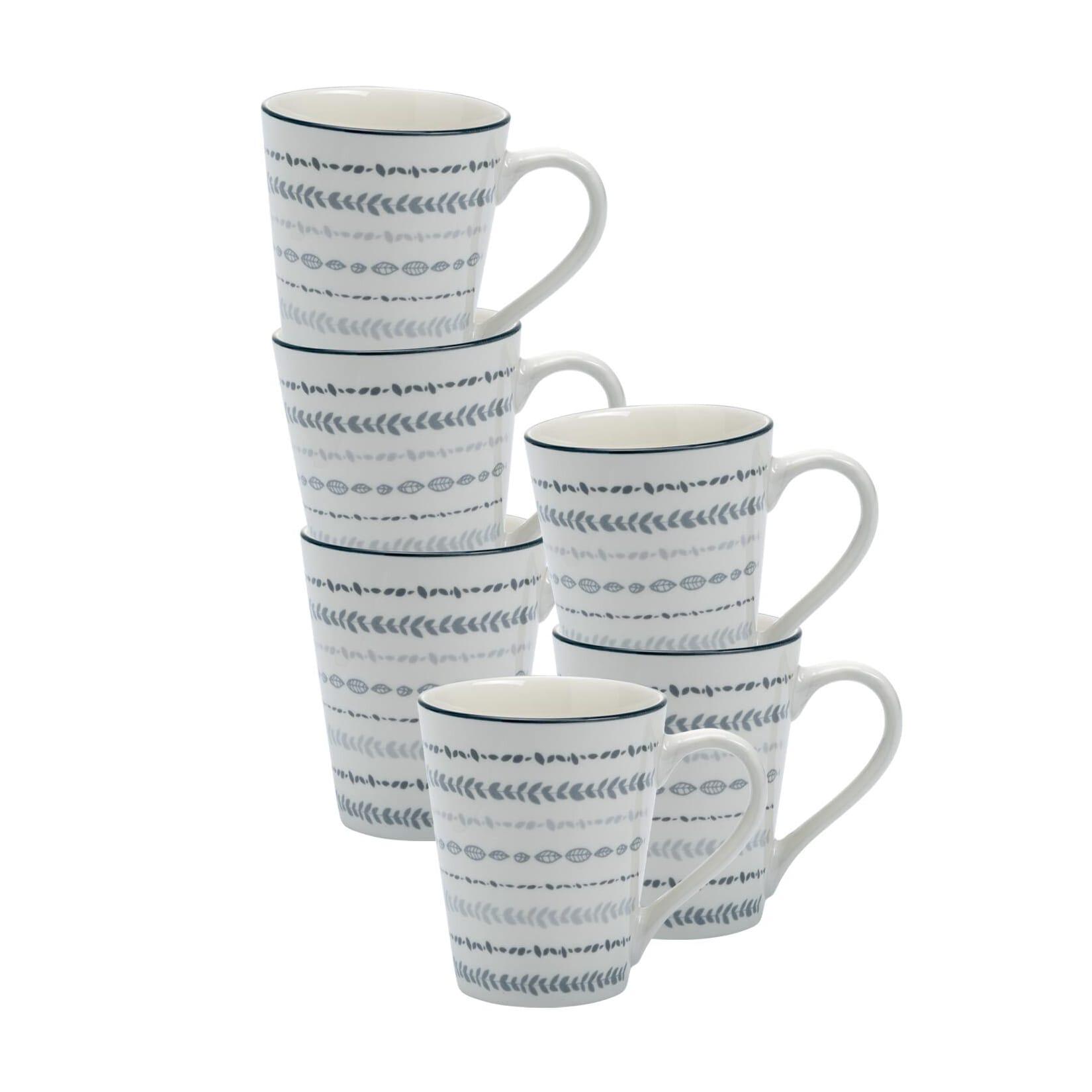 Ritzenhoff & Breker Henkelbecher Sendai Ranke 300 ml 6er Set