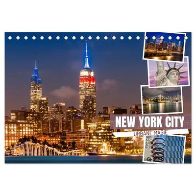 NEW YORK CITY Urbane Magie (Tischkalender 2026 DIN A5 quer), CALVENDO Monatskalender