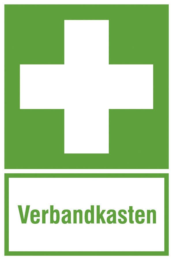 SafetyMarking® Rettungszeichen-Aufkleber Erste Hilfe - Verbandkasten 20 cm x 30 cm 38.0074