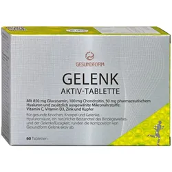 Gesundform Gelenk + Glucosamin und Hyaluron 60 St
