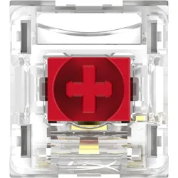 HP HyperX 85U07AA Linear Switch Pack, Maus + Tastatur Zubehör, Rot, Transparent