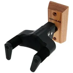 Hercules USP10WB Ukulelenwandhalter mit Holzplatte natural (Ukulele), Instrumentenständer + Halter, Braun