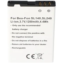 AccuCell Akku passend für den Handy Akku Bea-Fon SL140, SL240 Akku BS-03, EP-600, RCB01P04, SL140/SL240