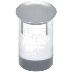 FIX&FASTEN Lichtwellenleiter für LED, 3,3mm flach, gerade, Länge 5mm, Montageöffnung 3mm