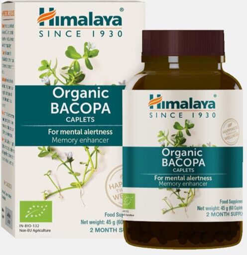 HIMALAYA HERBALS BACOPA ORGANIC 60 COMPRIMIDOS