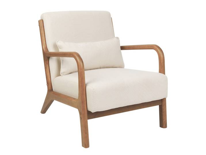 SESSEL Stoff Helles Beige Skovde