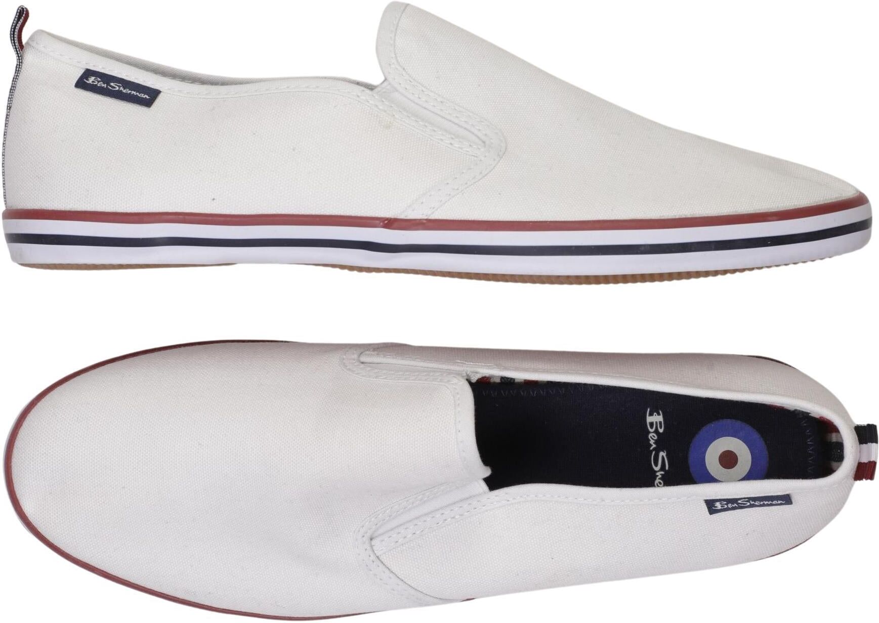 Ben Sherman Herren Sneaker, Weiß, Gr. EU 45, kein / Etikett - Second Hand