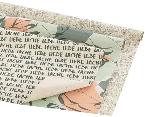 Geschenkpapier-Set "Graspapier Grüntöne"