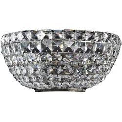 Wandleuchte Basfor Nickelfarben max. 60 Watt Wandlampe