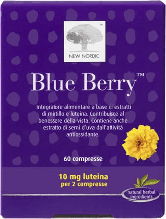 New Nordic Blue Berry Integratore Funzione Visiva 120 Compresse