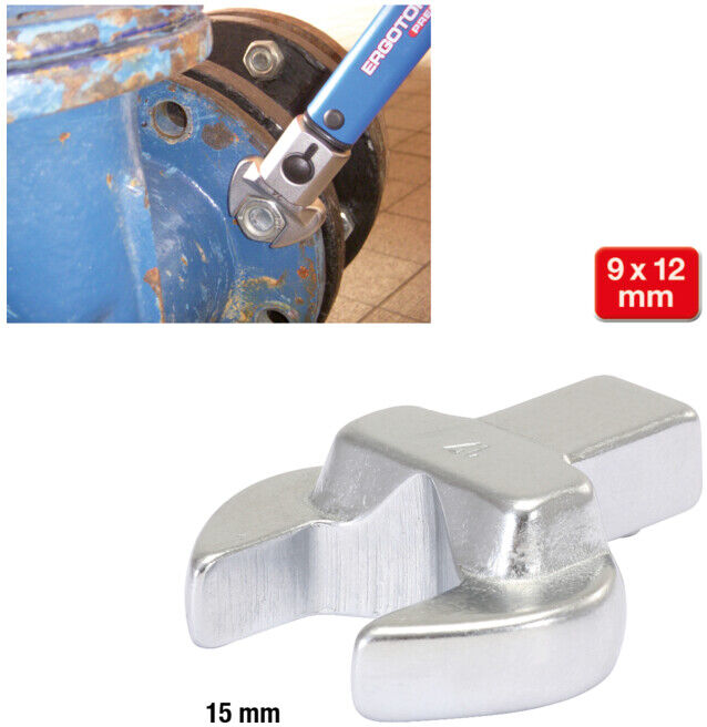 9x12mm Fourches d'emmanchement, 15mm ; KS Tools (516.2115)