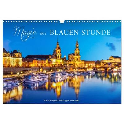 Magie der blauen Stunde (Wandkalender 2027 DIN A3 quer), CALVENDO Monatskalender