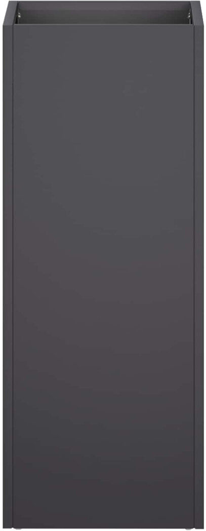 Borough Wharf Planter Black 40cm H x 20cm W x 20cm D