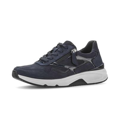 Sneaker GABOR "Sneaker low", Damen, Gr. 37,5, blau, Schuhe Sneaker