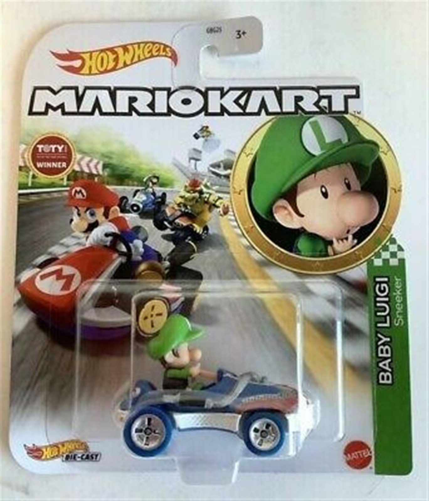 Hot Wheels Mario Kart HDB28 Auto met Mario figuurtje, Meerkleurig