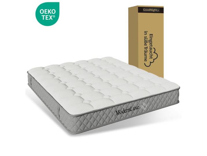 Matelas ressorts - LANGTU - 160x200 - 7 zones orthopédique - mousse à froid respirante - H3 mi-ferme