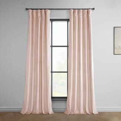 Exclusive Fabrics Heritage Plush Velvet Room Darkening Curtains (1 Panel) Luxury Velvet Curtains