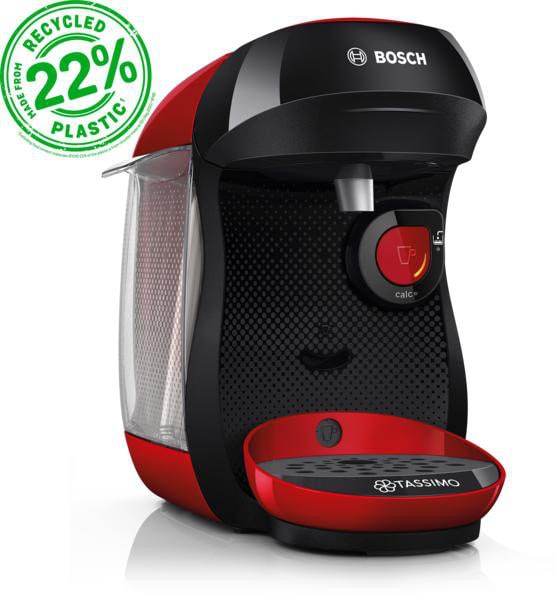 Bosch TAS103E TASSIMO Multi-Getränke-Automat HAPPY friendly just red