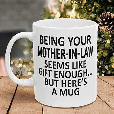 Deine Schwiegermutter sein 11oz Lustige Tasse Feiertagskaffee Becher von Schwiegermutter Lustiges Xmas Geschenk Familie Geburtstag Saisonale Trinkgefäße
