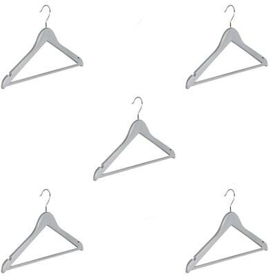 YBM Home Abs plastic Clothes/Suit Hangers, Perfect for Dresses Blouses&Pants,Shirts, Sweaters, Coat Set of 5