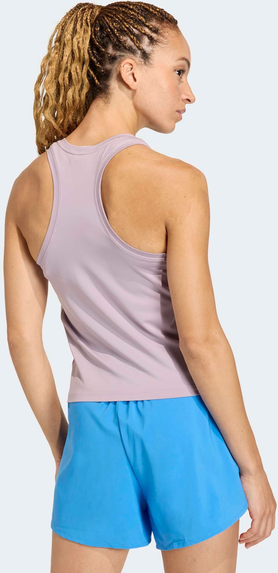 Shorts ADIDAS PERFORMANCE "WORKOUT ESSENTIALS-2-IN-1", Damen, Gr. S, N-Gr, ray blau, normal, gr., Obermaterial: 100% Polyester, Hosen Shorts, für Fitness und sportliche Aktivitäten, mit climacool ray blau, normal, gr. S, N-Gr