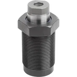 EINSCHRAUBZYLINDER HYDRAULISCH, FORM:B EINFACH WIRKEND, DK=20, HUB=15, GEBOHRTE KANÄLE STAHL