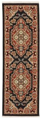 Style Haven Leander Layered Medallions Fringed Wool Blend Area Rug