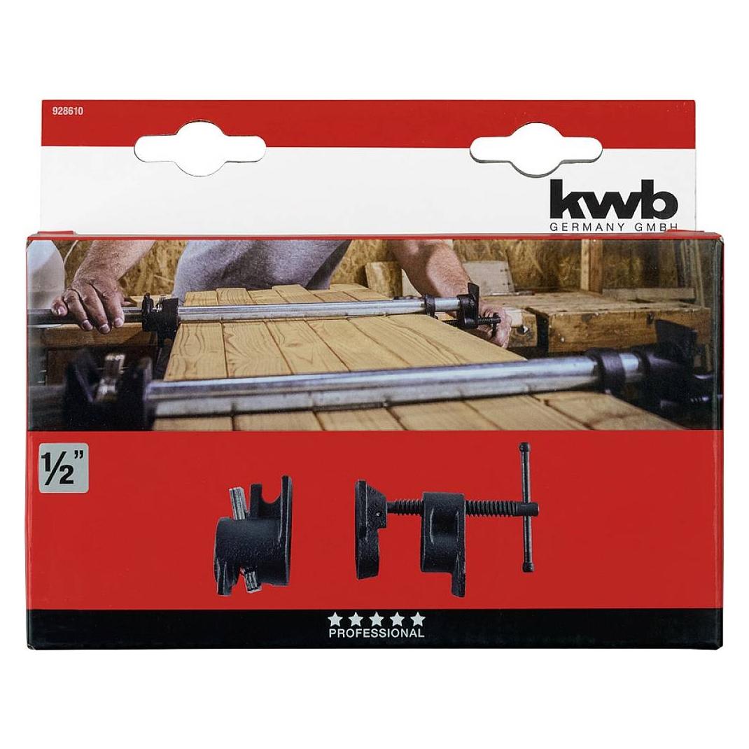 kwb Rohrschraubzwinge ½" für Holzbearbeitung 928610 (928610)
