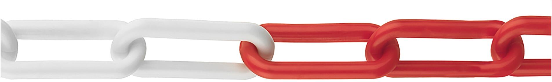 Tecnomat CATENA SEGNALETICA 30 m BIANCA E ROSSA Ø 6 mm POLIETILENE VML