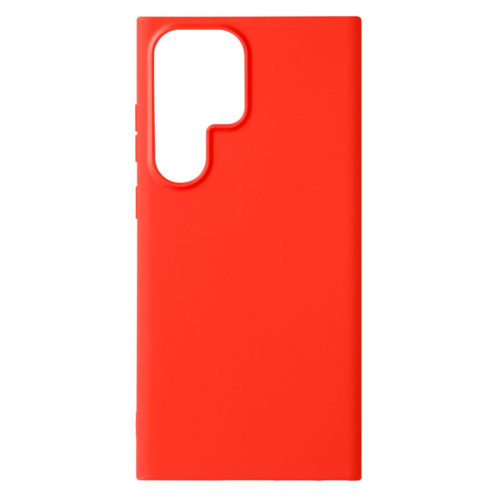 3MK Matt Case Soft Touch Silikonhülle Series (Samsung Galaxy S23 Ultra) (BACK-3MK-RD-S23U)