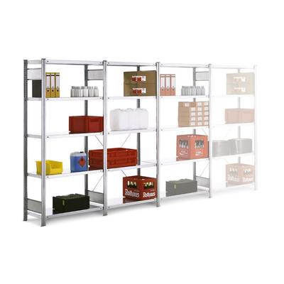 PROREGAL Lagerregal | HxBxT 200x408x60cm| Fachlast 150 kg | Stecksystem Lagerregal Regalsystem