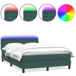 vidaXL, Boxspringbett, Kacolor (Knöpfe) (160 x 220 cm)