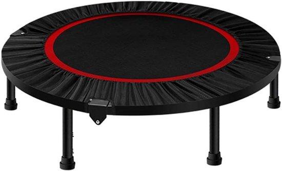 Fitness Trampolin - Mini Springkussen - Startseite Aerobic - Hohe Belastung - 40 Zoll - Schwarz