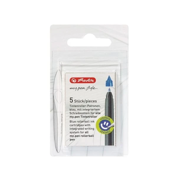 herlitz my.pen Tintenrollerminen blau