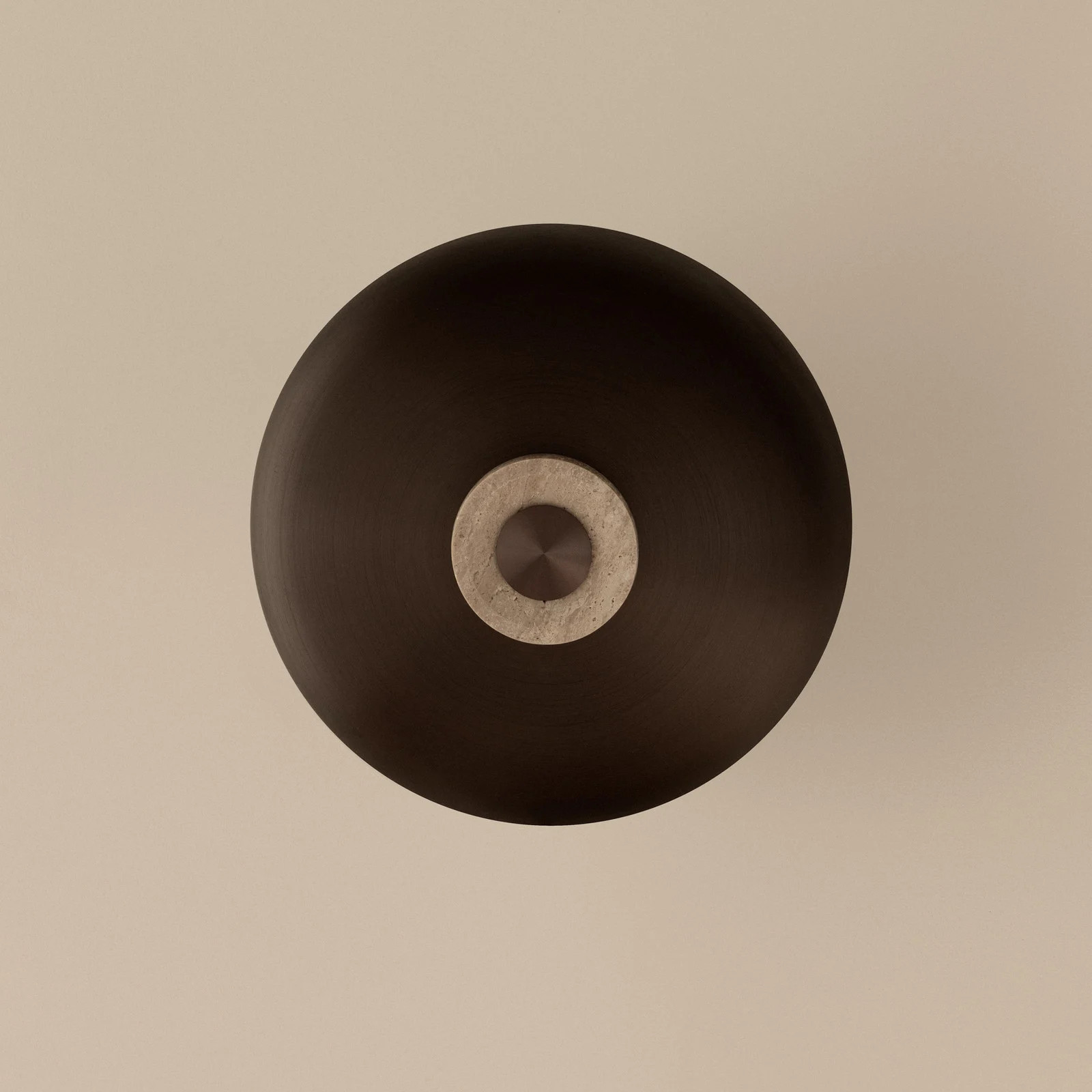 Audo Copenhagen Reverse LED wandlamp, brons, Ø 24 cm