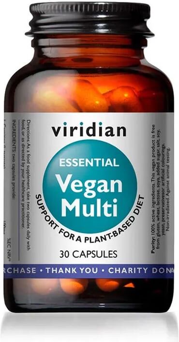 Viridian Essential Vegan Multi 30 VCaps