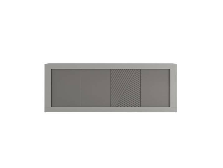 Buffet 4 portes JANE Gris