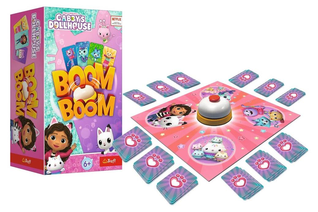 Trefl Familiespel Boom Boom Cat House Gabi