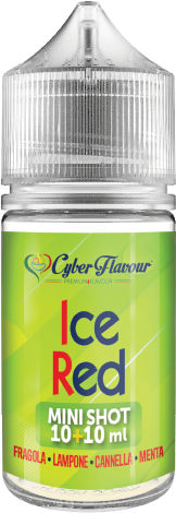 Cyber Flavour Ice Red Aroma Mini Shot 10ml Fragola Lampone Cannella Menta