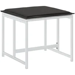 vidaXL, Gartenstühle, Olgonos (white steel and textilene)