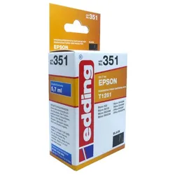 Edding für Epson T1281 Druckerpatrone – black – Alternativprodukt