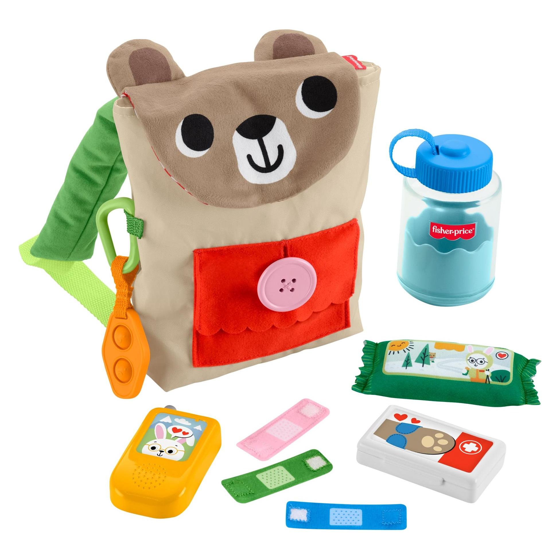 Mattel Fisher-Price Camping-Freunde Abenteuer Rucksack (JLB86)